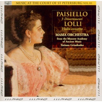 Musique à la cour de Saint-Pétersbourg Vol.3